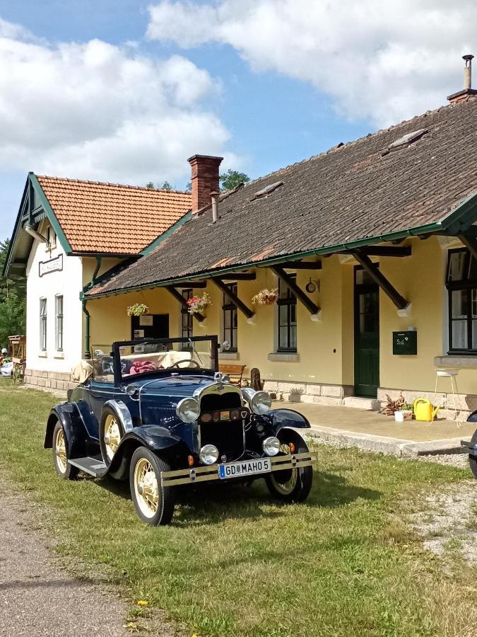 Nostalgie Bahnhof Appartement Gmund  Buitenkant foto